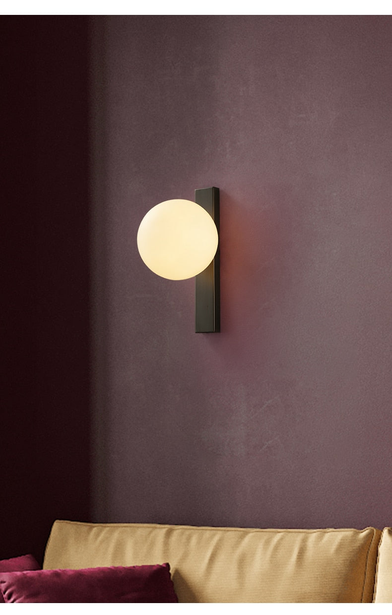 Lumora | Simple Copper Circ LED Wall Sconce | Snurv