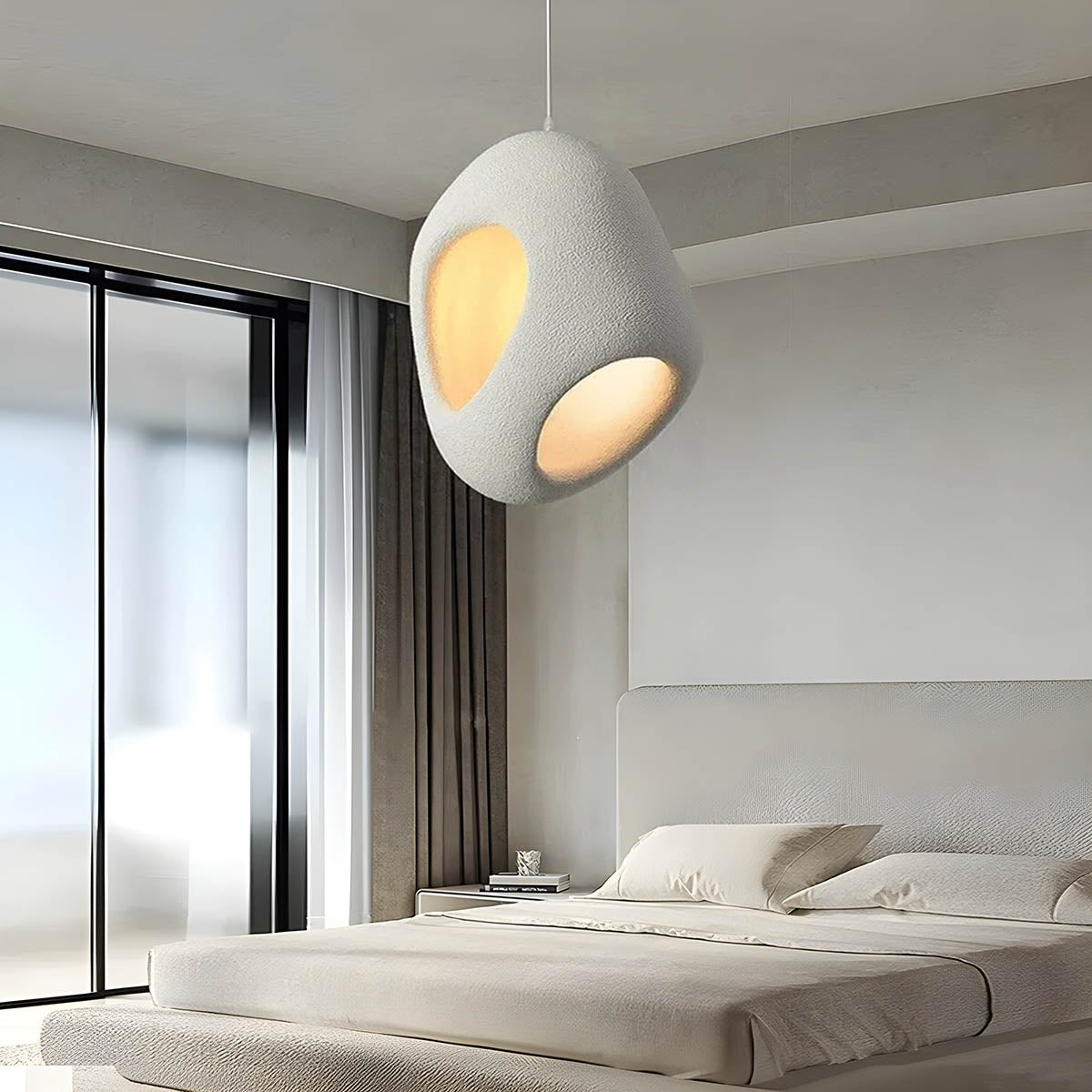 LumaNova Wabi Sabi Hanging Lamp Minimalist Pendant Light | Snurv