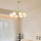 Candeeiro de teto Aurelo inspirado em tulipas com tons suaves | Snurv