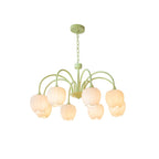 Candeeiro de teto Aurelo inspirado em tulipas com tons suaves | Snurv