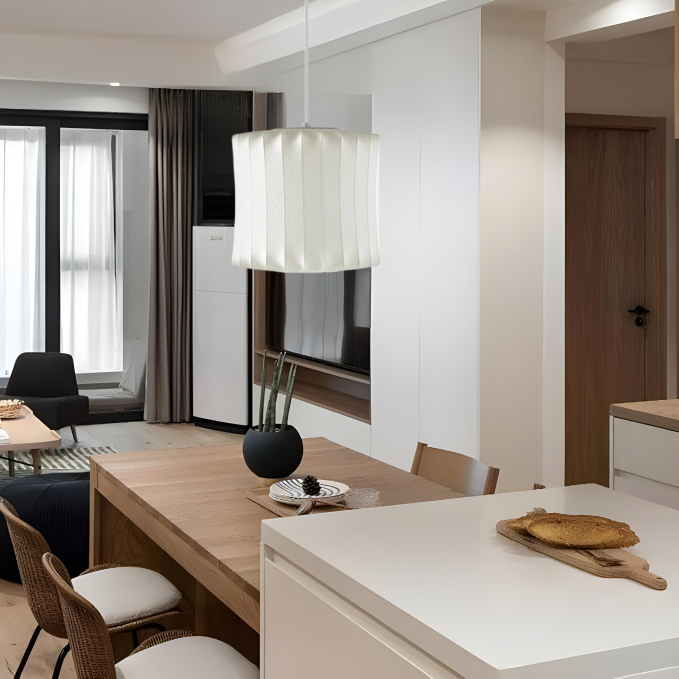 Lorine | Silk Bubble Pendant Lamp for Modern Interiors | Snurv