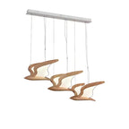 Lyrael üveg csillár fém, fa és akril anyagból | Snurv