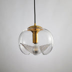 NyraWave Waveform Pendant Light in Iron and Glass Design | Snurv