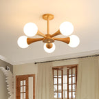 Kairo Wood Pendant Light Elegant Wooden Ceiling Fixture | Snurv