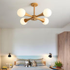 Kairo Wood Pendant Light Elegant Wooden Ceiling Fixture | Snurv