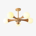 Kairo Wood Pendant Light Elegant Wooden Ceiling Fixture | Snurv