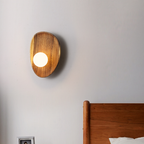Verdara Wood Wall Lamp With Natural Warm Glow For Cozy Ambience | Snurv