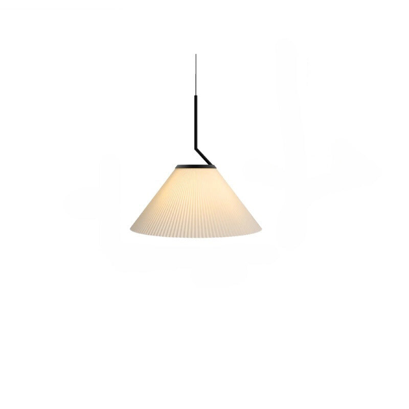 Velora Cream Pleated Pendant Lamp With Warm Light And Soft Scandinavian Style | Snurv