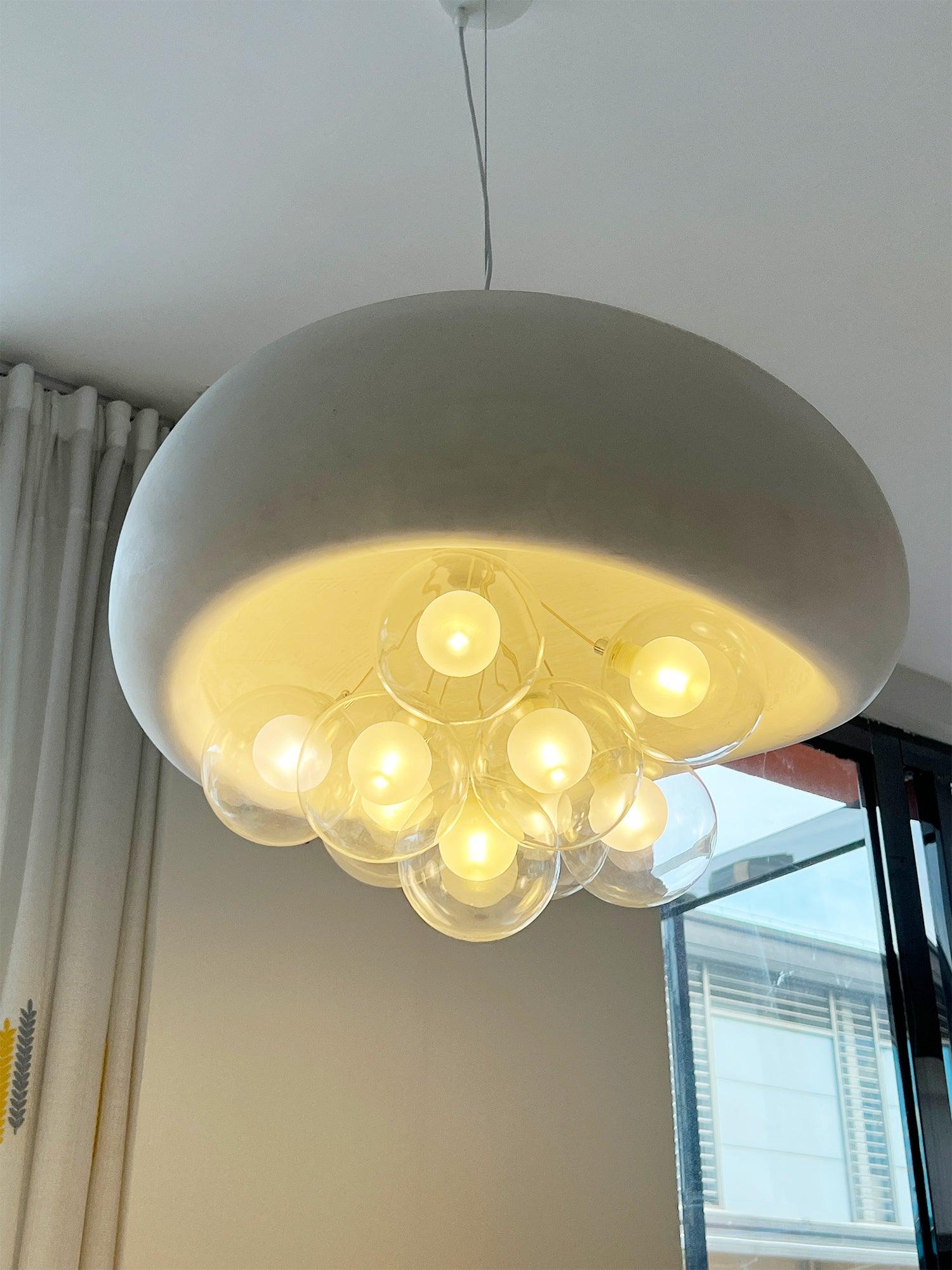 Elara Bubble Pendant Light With Sphere Cluster Design | Snurv