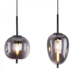NoirLumen Pendant Lamp With Multiple Styles And Smoked Glass Bowls | Snurv