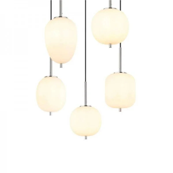 NoirLumen Pendant Lamp With Multiple Styles And Smoked Glass Bowls | Snurv