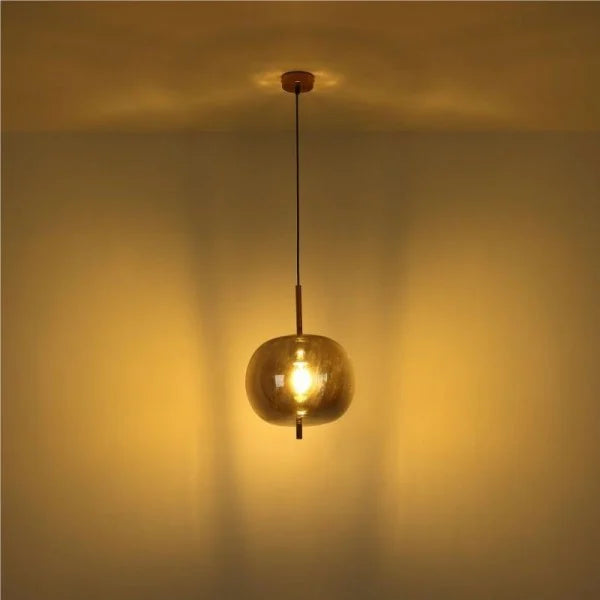 NoirLumen Pendant Lamp With Multiple Styles And Smoked Glass Bowls | Snurv