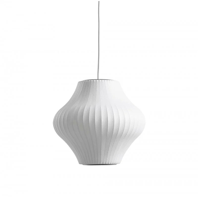 Lyra Silk and Steel Bubble Pendant Lamp for Modern Interiors | Snurv