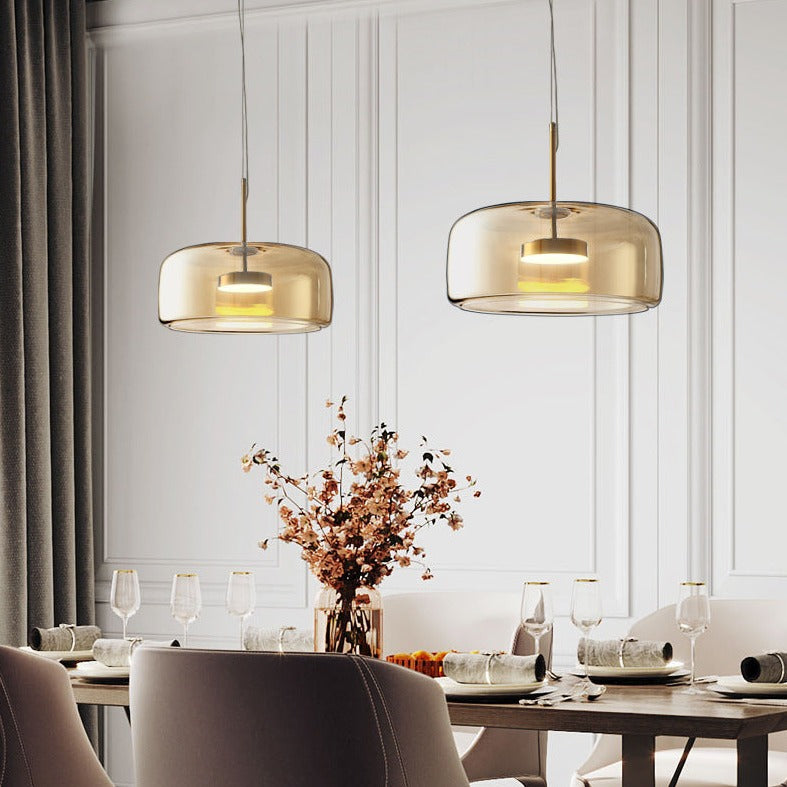 LumaNova Contemporary Hanging Pendant Light for Hotel Interiors | Snurv