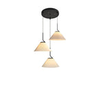 Velora Cream Pleated Pendant Lamp With Warm Light And Soft Scandinavian Style | Snurv