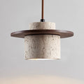 Sylvaris Cascade Travertine Pendant Lamp for Warm Modern Spaces | Snurv