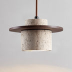 Sylvaris Cascade Travertine Pendant Lamp for Warm Modern Spaces | Snurv